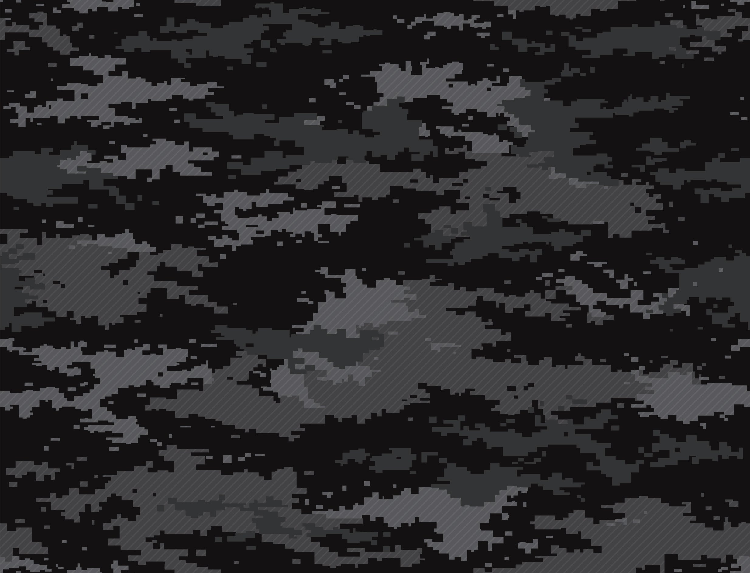 Black Digital Camo