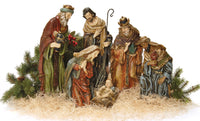 Religious Fabric, Christmas Fabric, Nativity Fabric Panel 636 - Beautiful Quilt 