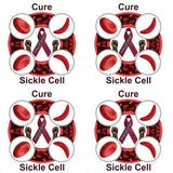 Sickle Cell Awareness Fabric with fists on tan, Cotton or Fleece, 3380 - Beautiful Quilt 