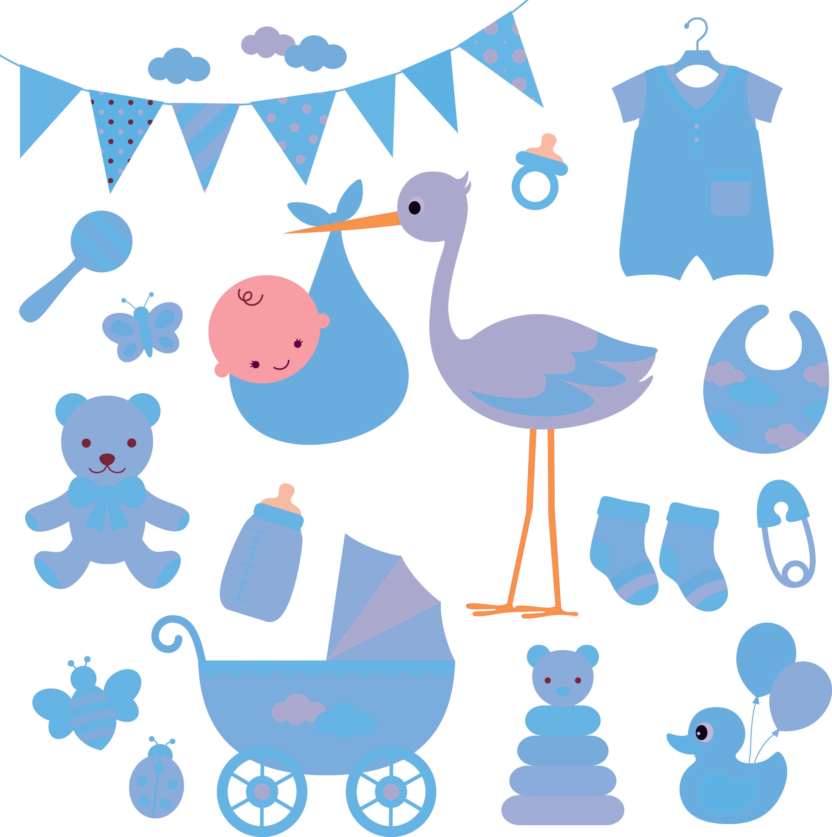 Baby Boy Things Clip Art