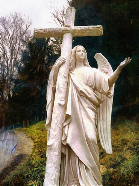 Angel Panel Religious Fabric, Angel Fabric 1004 - Beautiful Quilt