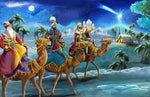 Religious Fabric, Nativity Fabric, We Three Kings 225 - Beautiful Quilt 