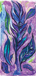 Flower Fabric Frond Dreaming Tree Panel Purple 6186 - Beautiful Quilt 