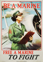 Military Fabric, Marine Fabric, WW II Fabric Poster 702 - Beautiful Quilt 