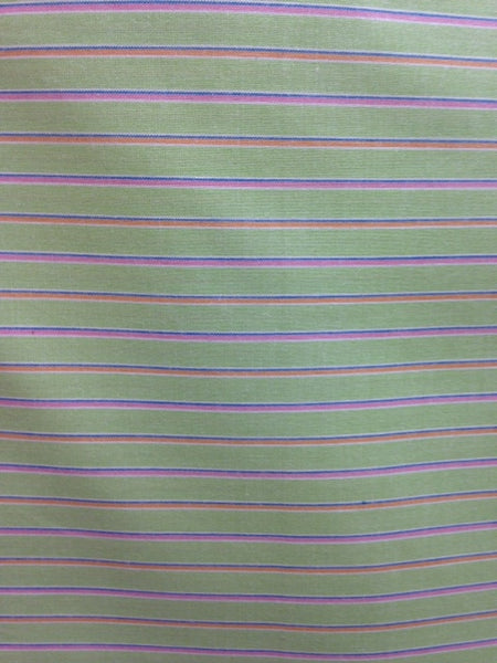 Stripe Fabric Men's Wear Light Green 1/4" 4472 - Beautiful Quilt 