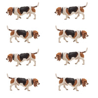Dog Fabric, Basset Hound Fabric, Walking and Standing, Cotton or Fleece 3027 - Beautiful Quilt 