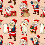 Christmas Fabric, Santa Fabric, Checking His List, Cotton or Fleece 2042 - Beautiful Quilt 