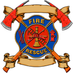 Fire Fighter Fabric, Custom Print Fabric, Fire Badge 5411 - Beautiful Quilt 