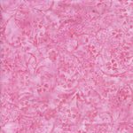 Batik Fabric Island Batik PInk Flowers Single Color 4031 - Beautiful Quilt 