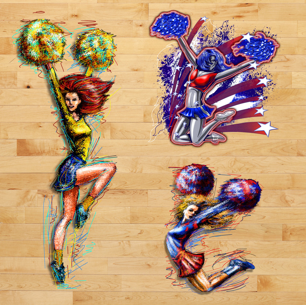 Home › Sports Fabric, Cheerleader Fabric, Cotton or Fleece, 1176