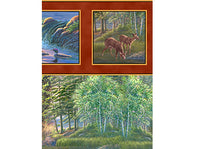 Wildlife Fabric Lakeside landscape 4102 - Beautiful Quilt 