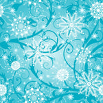 Christmas Fabric, Snowflakes on Teal, Cotton or Fleece, 3349 - Beautiful Quilt 