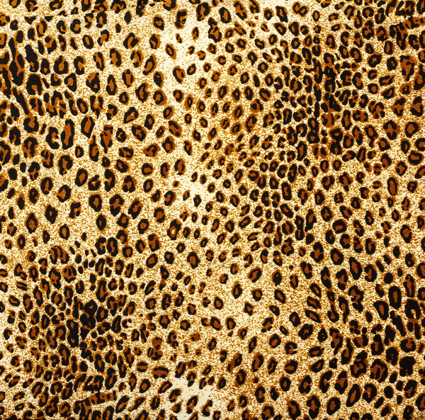 African Fabric, Leopard Fabric Pattern Multi,  Fleece, 2152 - Beautiful Quilt 