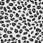African Fabric, Gray and Black Leopard Fabric, Cotton or Fleece, 3504 - Beautiful Quilt 