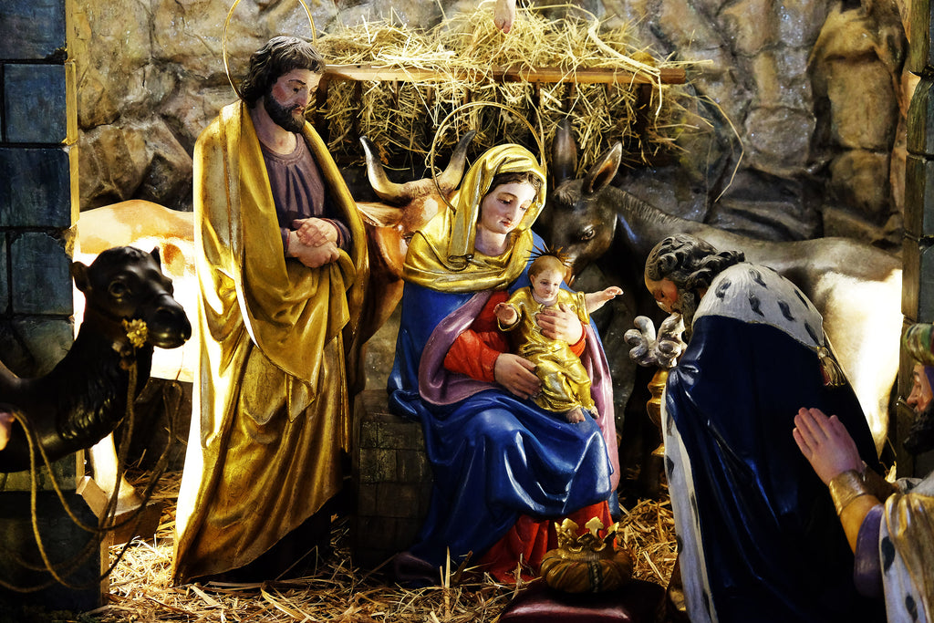 Home › Christmas Fabric, Custom Printed Panel, Nativity Panel 5700
