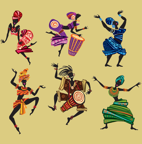 Ethnic Fabric, African Dance Fabric, Cotton or Fleece, 3876 - Beautiful Quilt 