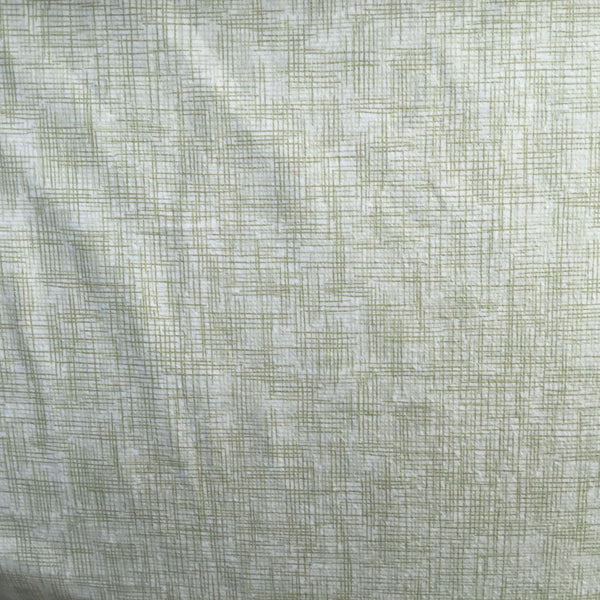 Flannel Fabric, Harmony, Cross Hatch Green 4939 - Beautiful Quilt 