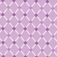 Flannel Fabric, Cozy Cotton, Diamonds & Dots Purple 4893 - Beautiful Quilt 