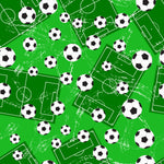 Sports Fabric, Soccer Fabric, Balls and Field, Cotton or Fleece 2111 - Beautiful Quilt 