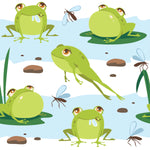 Animal Fabric, Frog Fabric, Bull Frog Fabric,  Fleece 2031 - Beautiful Quilt 