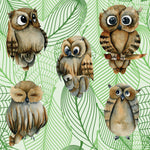 Bird Fabric, Owl Fabric, Cotton or Fleece, 2019 - Beautiful Quilt 