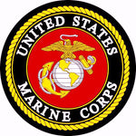 Military Fabric, Marine Fabric, Marine Emblem, 5192 - Beautiful Quilt 