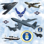 Military Fabric, Air Force Fabric, Airplanes of the United States, Cotton or Fleece 1336 - Beautiful Quilt 