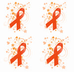 Cancer Fabric, Leukemia Cancer Fabric with Hearts, Cotton or Fleece ...