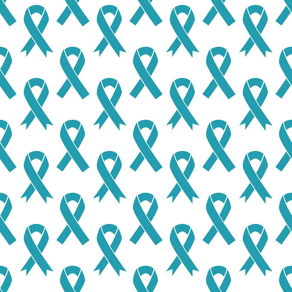 Cancer Fabric, Ovarian Cancer Fabric, Ribbons, Cotton or Fleece 5635 - Beautiful Quilt 