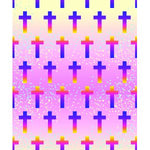 Religious Fabric, Cross Fabric, Pink and Purple Crosses, Cotton or Fleece 5896 - Beautiful Quilt 