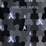 Cancer Fabric, Prostate Cancer, Prostate Awareness Ribbon, Cotton or Fleece 801 - Beautiful Quilt 