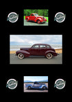 Car Fabric, Studebaker Fabric Panel, 56 inches x 80 inches, cotton or fleece, 4018 - Beautiful Quilt 