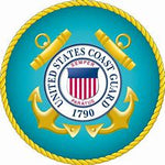 Military Fabric, Coast Guard Emblem 1747 - Beautiful Quilt 