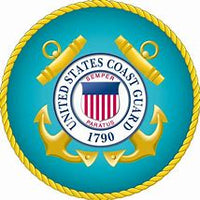 Military Fabric, Coast Guard Emblem 1747 - Beautiful Quilt 